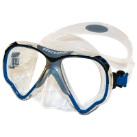 View-Max 2 Mask - Clear Silicone - Color Blue - MK-B153232 - Beuchat 